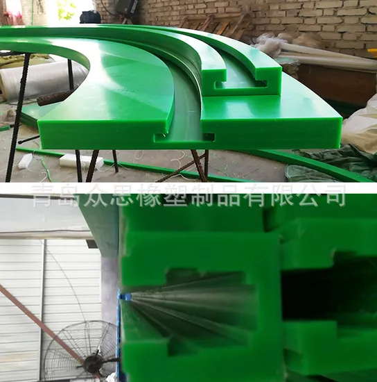 Custom CNC Precise Guides Chain Slider Rail Sliding Rails Bearing Plastic Nylon UHMWPE Block Linear Plastic Strips